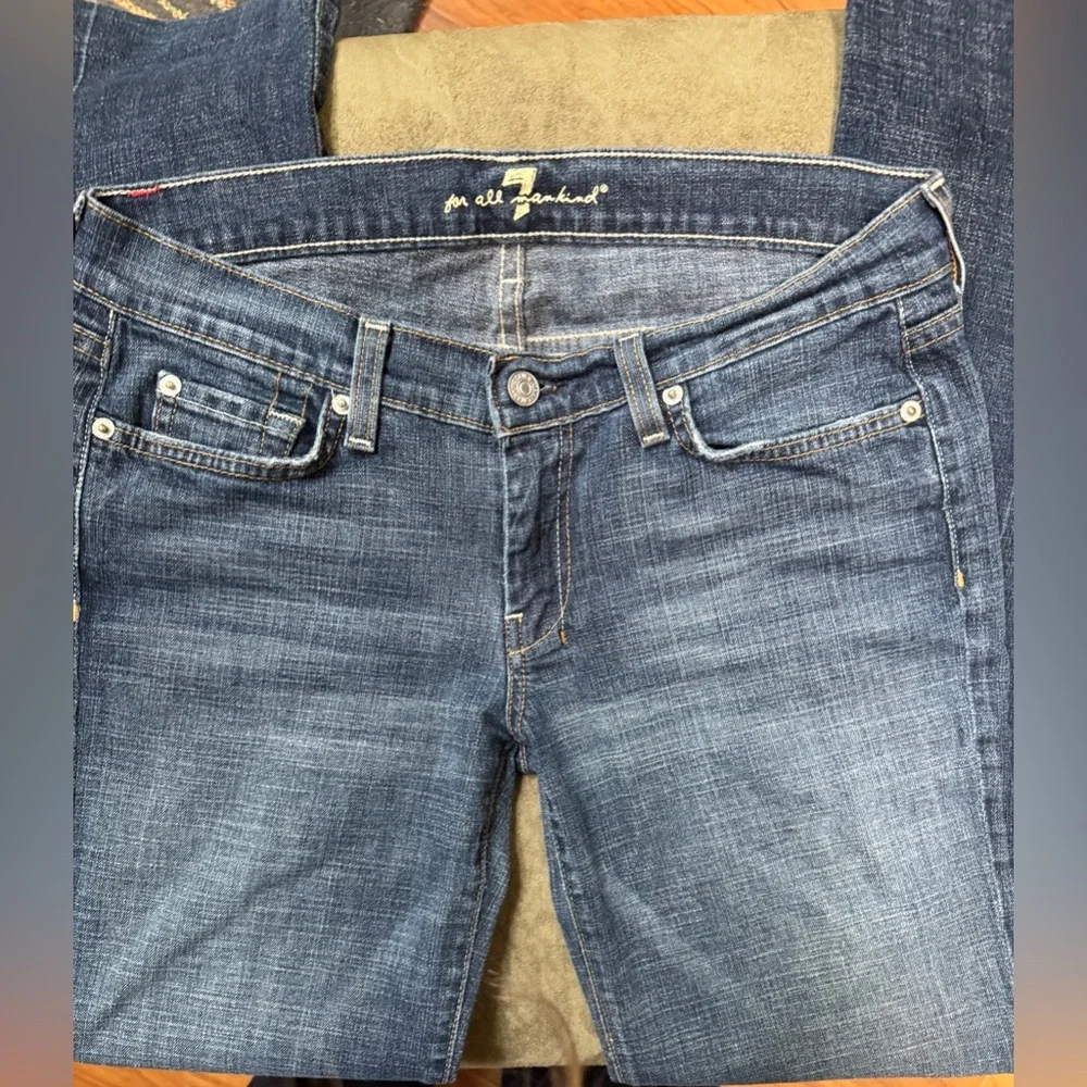 7 For All Mankind Dojo Bootcut Jeans Womens size 29 Rise 7.75